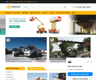 Xetaicau.net(Trang chủ công ty CP đầu tư và PT Thiên Hùng Anh) Screenshot
