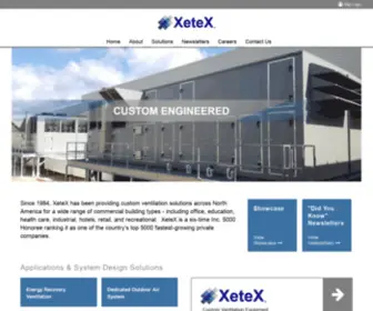 Xetexinc.com(Xetex Inc) Screenshot