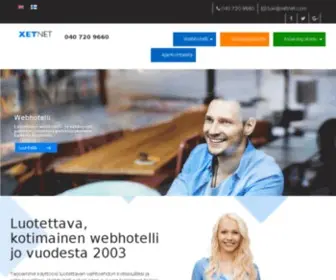 Xetnet.fi(Suomalaiset webhotellit) Screenshot