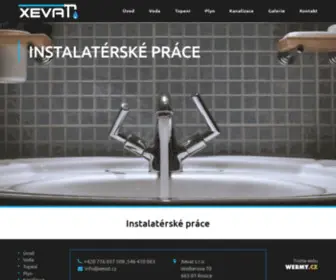 Xevat.cz(Instalatéři) Screenshot