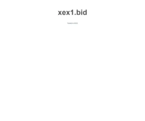 Xex1.bid(Xex1) Screenshot