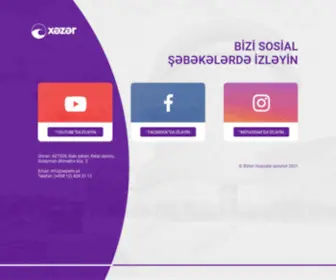 Xezertv.az(Xəzər) Screenshot