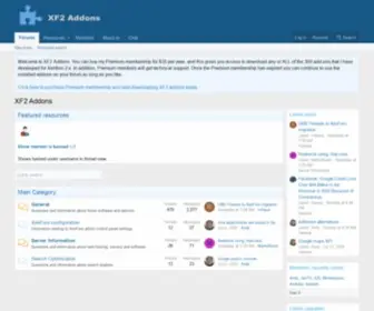 XF2Addons.com(XF2 Addons) Screenshot