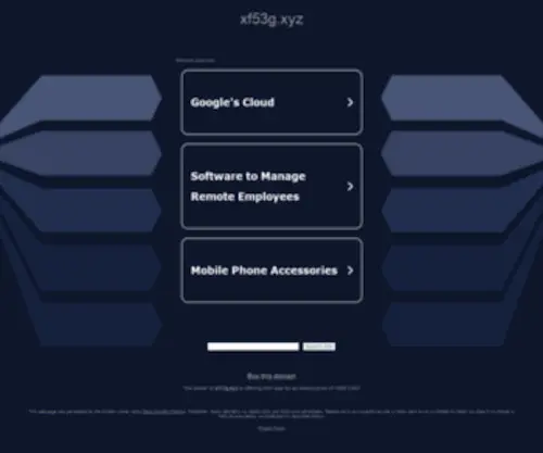 XF53G.xyz(XF 53G) Screenshot
