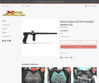 Xfactorpaintball.com(Paintball Guns) Screenshot