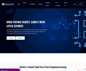 Xfaucets.com(Free Cryptocurrency) Screenshot