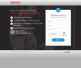Xfinityinsightscommunity.com(Xfinity Insights Community) Screenshot