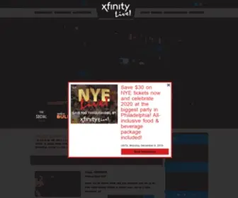 Xfinitylive.com(Xfinity Live) Screenshot