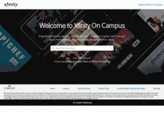 Xfinityoncampus.com(XFINITY On Campus) Screenshot