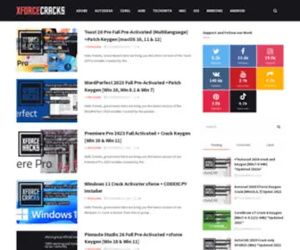 Xforce-Cracks.com(We believe that sharing softwares) Screenshot