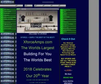 Xforceamps.com(SIMPLY THE BEST OF THE BEST) Screenshot