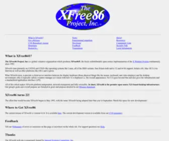 Xfree.org(XFree86®) Screenshot