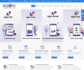 Xgenplus.com(Worlds First Linguistic Enterprise Email Solution) Screenshot