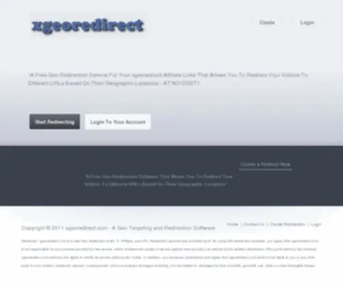 Xgeoredirect.com(Xgeoredirect) Screenshot