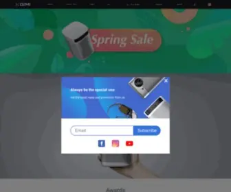 Xgimi.com(XGIMI Official Store EU) Screenshot