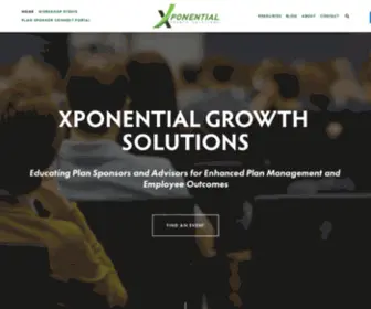 Xgrowthsolutions.com(Xponential Growth Solutions) Screenshot