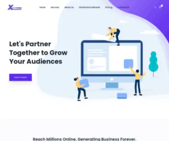 Xherald.io(Let's Partner Together to Grow Your Audiences) Screenshot