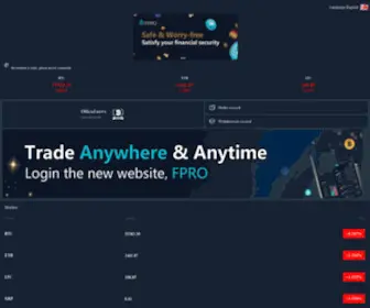 XHFpro.com(FPRO) Screenshot