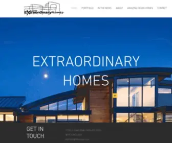 Xhomeskc.com(Extraordinary Homes) Screenshot