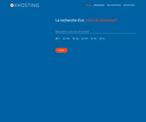Xhosting.fr(Hosting & Domein) Screenshot