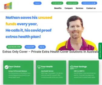 XHP.com.au(Extras Only Cover Australia) Screenshot