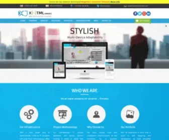 XHTMljunkies.com(Web Development services) Screenshot