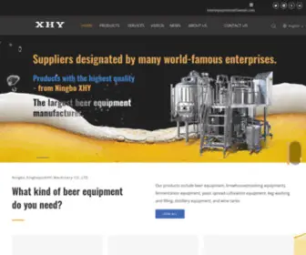 XHybeerequipment.com(Beer equipment) Screenshot