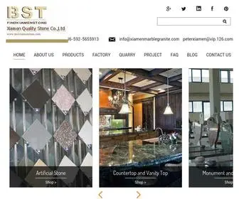 Xiamenmarblegranite.com(Manufacturer, Supplier of China Stone, Granite, Natural Stone, Marble, Tile and Slabs, Monument and Tombstone) Screenshot