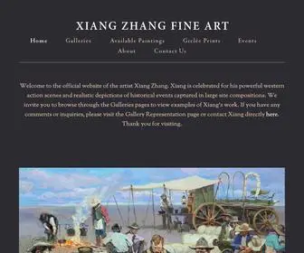 Xiangzhangart.com(Xiang Zhang Fine Art) Screenshot