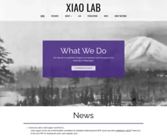 Xiaolab.org(The Xiao Lab) Screenshot