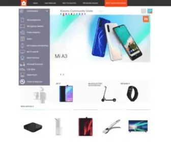 Xiaomi-MI.co.uk(Xiaomi Mi products in United Kingdom) Screenshot