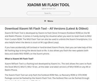 Xiaomimiflashtool.com(Mi Flash Tool) Screenshot