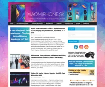 Xiaomiphone.sk(Portál o spoločnosti Xiaomi) Screenshot