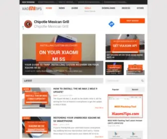 Xiaomitips.com(Xiaomi Tips) Screenshot