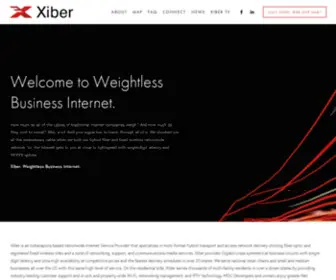 Xiber.com(Xiber Internet and TV Services Provider) Screenshot