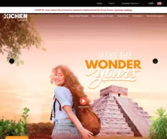 Xichen.com.mx(Visit Mexico's most emblematic archaeological sites of the Mayan world) Screenshot
