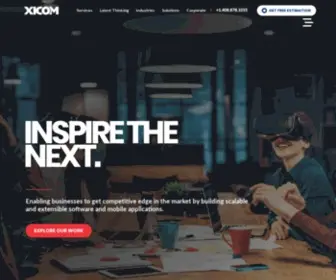 Xicom.biz(Software, Web, Mobile App Development Company) Screenshot