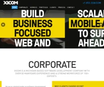Xicom.us(Offshore Software Development Company) Screenshot