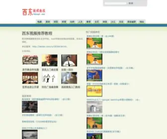 Xidongv.com(西东视频教程网) Screenshot