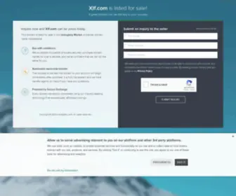 Xif.com(An interactive product development firm) Screenshot