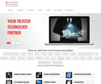 Xiitec.com(Vancouver IT Consulting Support Managed Network Cabling Crypto Virus Removal/ Recover data without paying ransom) Screenshot