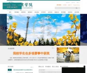 Xijing.edu.cn(西京学院) Screenshot