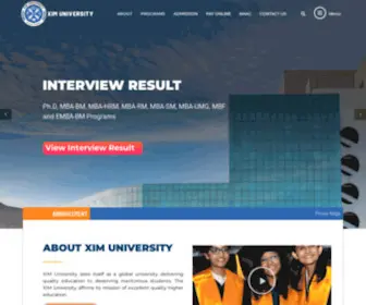 Xim.edu.in Screenshot