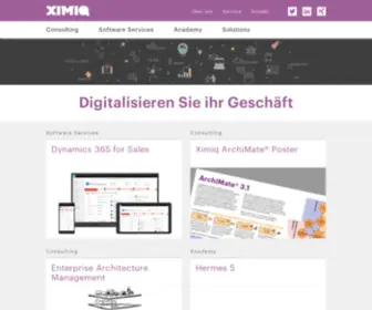 Ximiq.ch(Ximiq AG) Screenshot
