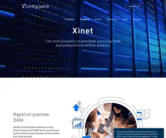 Xinet.com(North Plains Acquires Xinet) Screenshot