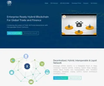 Xinfin.org(Enterprise Ready Hybrid Blockchain) Screenshot