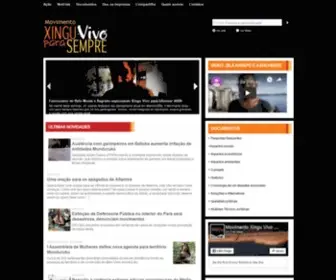 Xinguvivo.org.br(Xingu Vivo) Screenshot