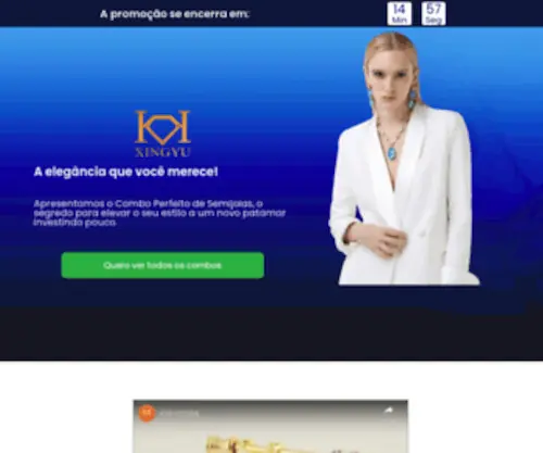 Xingyujewelry.com.br(Xingyu) Screenshot