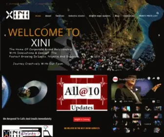 Xinicomms.com(Corporate Branding & Advertising Companies in Lagos) Screenshot