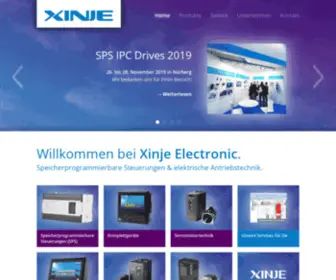 Xinje-SPS.de(Xinje Electronic GmbH) Screenshot